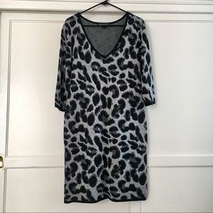 Lovely Animal Print Dress Sz L